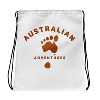 Load image into Gallery viewer, Australian Adventures Drawstring bag
