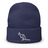Load image into Gallery viewer, Kangaroo, Embroidered Beanie
