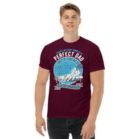 Load image into Gallery viewer, There’s no such thing as a perfect dad, but if you’re a fishing day, you’re pretty close, Men&#39;s classic tee
