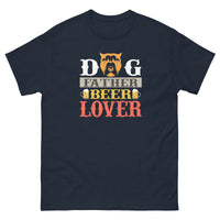 Load image into Gallery viewer, Dog father, beer lover, Men&#39;s classic tee
