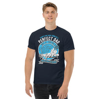 Load image into Gallery viewer, There’s no such thing as a perfect dad, but if you’re a fishing day, you’re pretty close, Men&#39;s classic tee
