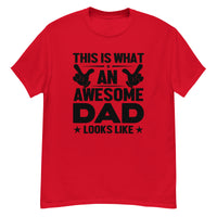 Load image into Gallery viewer, This is what an awesome dad looks like Men&#39;s classic tee
