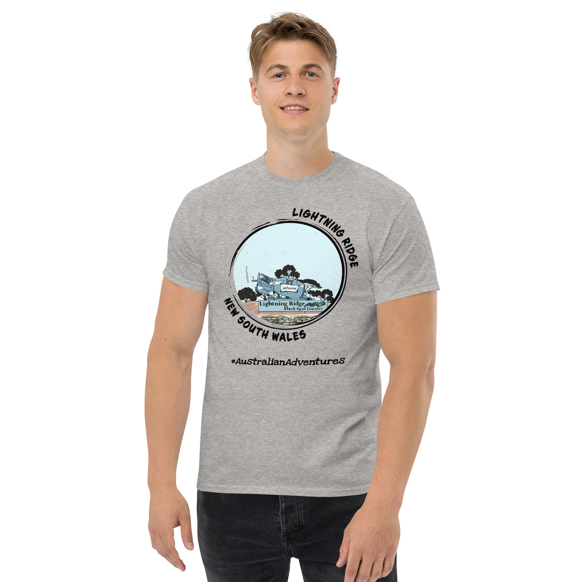 Lightning Ridge, New South Wales, Men's classic tee