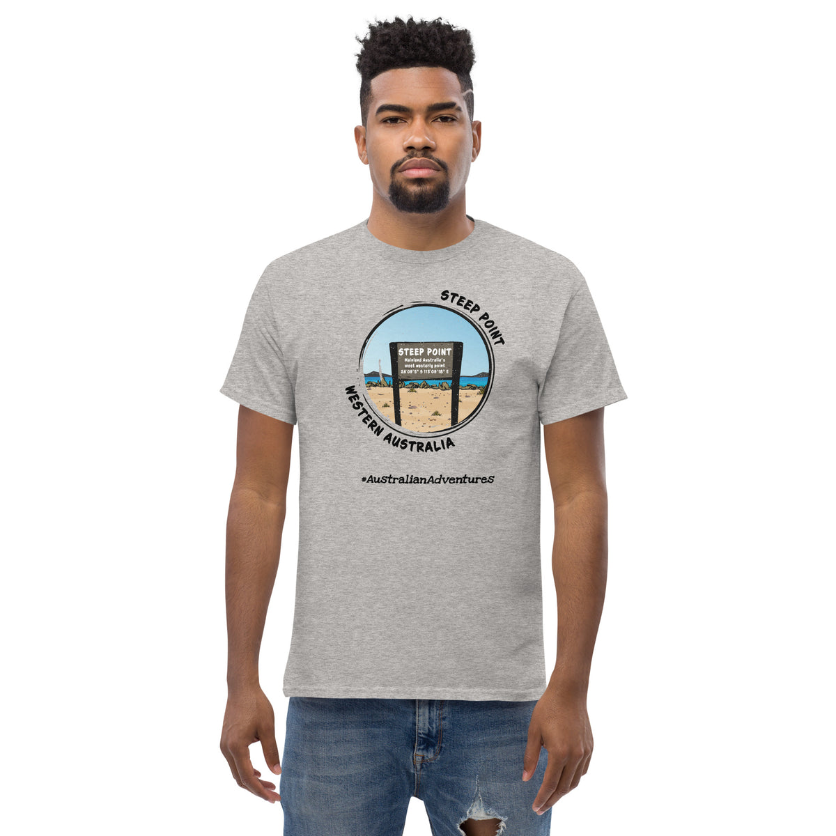 Steep Point, Western Australia, Men's classic tee