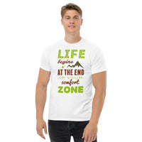 Load image into Gallery viewer, Life begins at the end of your comfort zone, Men&#39;s T-Shirt
