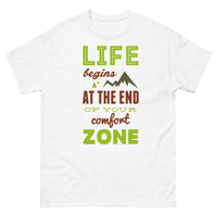 Load image into Gallery viewer, Life begins at the end of your comfort zone, Men&#39;s T-Shirt

