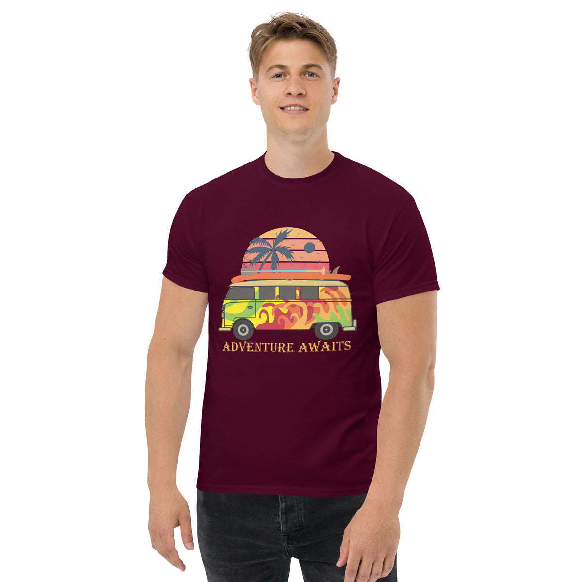 Adventure Awaits, Men's T-Shirt