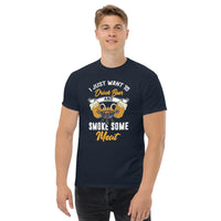 Load image into Gallery viewer, I just want to drink beer and smoke some meat, Men&#39;s T-Shirt
