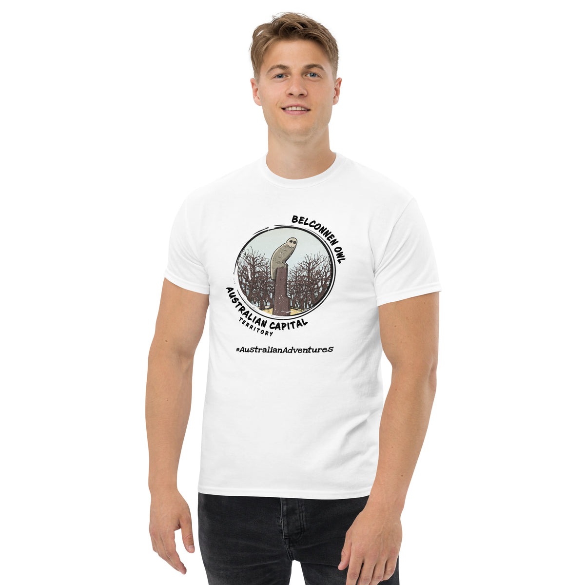 Belconnen Owl, Australian Capital Territory, Men's T-Shirt