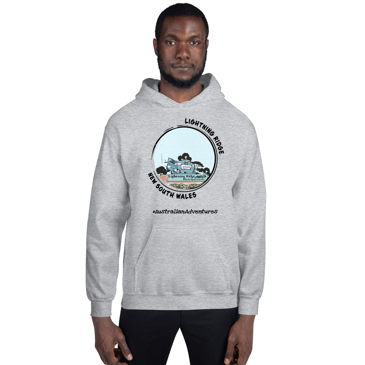 Lightning Ridge, New South Wales, Unisex Hoodie