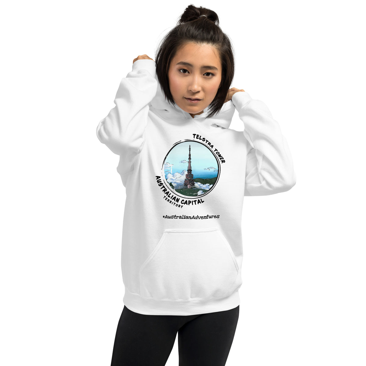 Telstra Tower, Australian Capital Territory, Unisex Hoodie