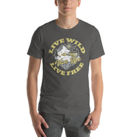 Load image into Gallery viewer, Live Wild, Live Free, Unisex t-shirt
