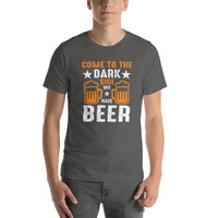 Load image into Gallery viewer, Come to the dark side, we have beer, Unisex t-shirt
