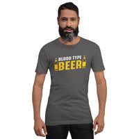 Load image into Gallery viewer, Blood type beer, Unisex t-shirt
