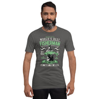 Load image into Gallery viewer, World&#39;s best fisherman, Unisex t-shirt
