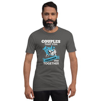 Load image into Gallery viewer, Couples that fish together, stay together, Unisex t-shirt
