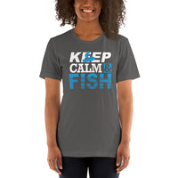 Load image into Gallery viewer, Keep calm and fish, Unisex t-shirt
