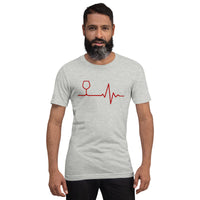 Load image into Gallery viewer, Wine life line, Unisex t-shirt

