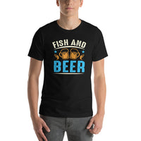 Load image into Gallery viewer, Fish and Beer, Unisex t-shirt
