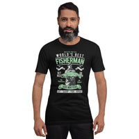 Load image into Gallery viewer, World&#39;s best fisherman, Unisex t-shirt
