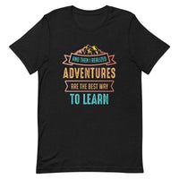 Load image into Gallery viewer, And then I realised adventures are the best way to learn, Unisex T-shirt
