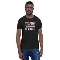 Load image into Gallery viewer, I just rescued some wine. It was trapped in a bottle. Unisex t-shirt
