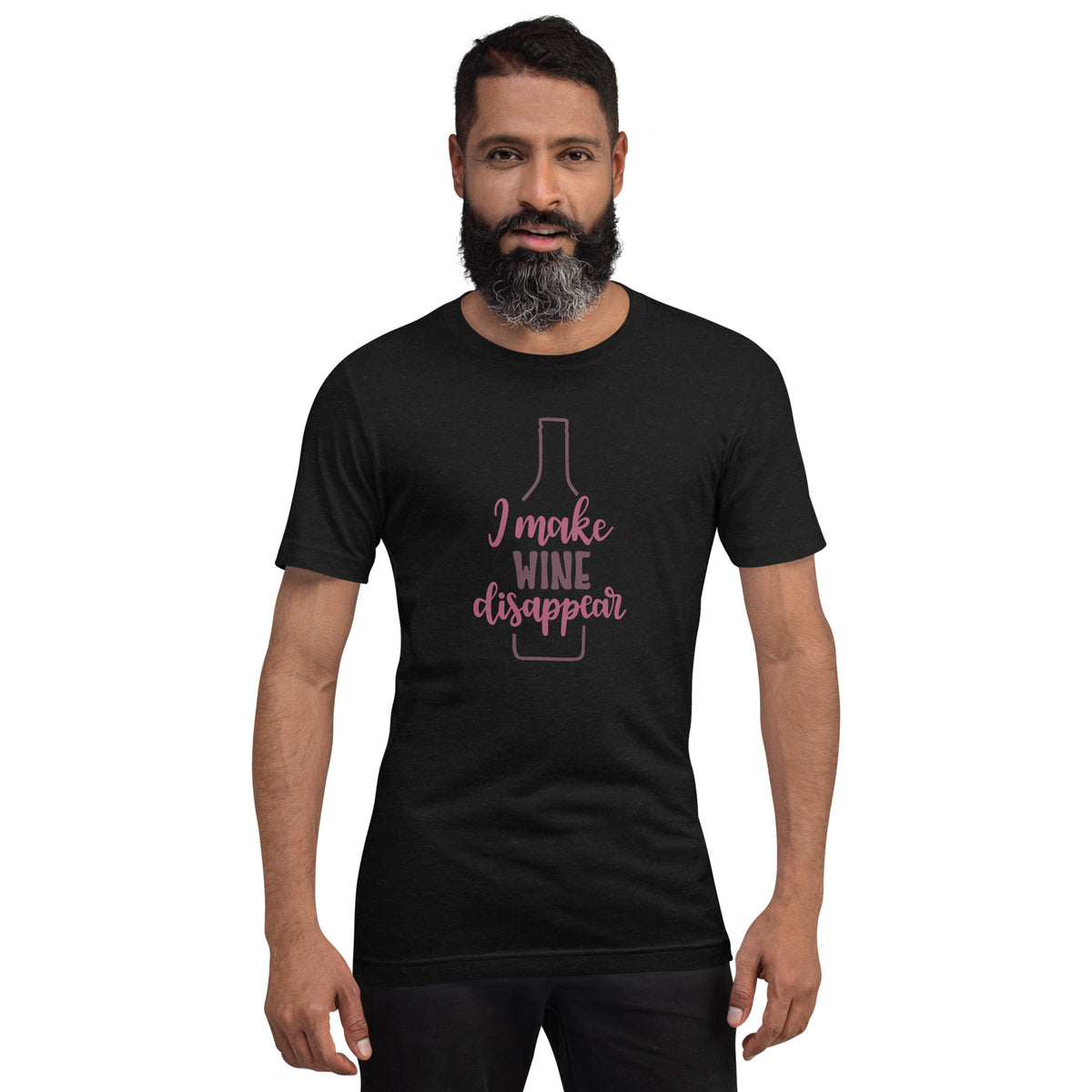 I make wine disappear, Unisex t-shirt