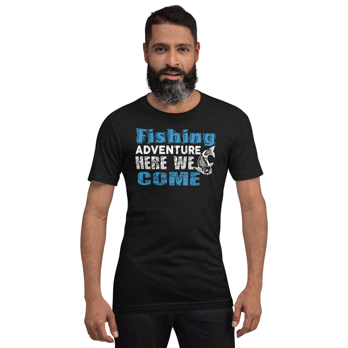 Fishing adventure, here we come, Unisex t-shirt