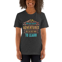 Load image into Gallery viewer, And then I realised adventures are the best way to learn, Unisex T-shirt
