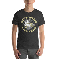 Load image into Gallery viewer, Live Wild, Live Free, Unisex t-shirt
