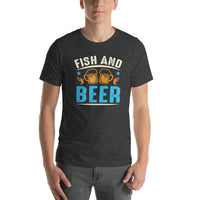 Load image into Gallery viewer, Fish and Beer, Unisex t-shirt
