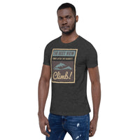 Load image into Gallery viewer, The best view comes after the hardest clime, Unisex t-shirt
