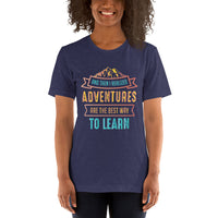 Load image into Gallery viewer, And then I realised adventures are the best way to learn, Unisex T-shirt
