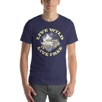 Load image into Gallery viewer, Live Wild, Live Free, Unisex t-shirt
