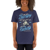Load image into Gallery viewer, I don&#39;t need therapy, I just need to go fishing, Unisex t-shirt
