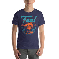 Load image into Gallery viewer, Feel the fishing, Unisex t-shirt
