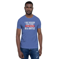 Load image into Gallery viewer, I just rescued some wine. It was trapped in a bottle. Unisex t-shirt
