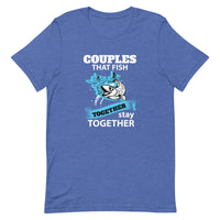 Load image into Gallery viewer, Couples that fish together, stay together, Unisex t-shirt
