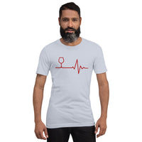 Load image into Gallery viewer, Wine life line, Unisex t-shirt
