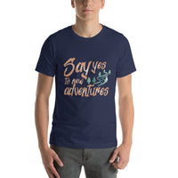 Load image into Gallery viewer, Say yes to new adventures, Unisex T-shirt

