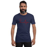 Load image into Gallery viewer, Wine life line, Unisex t-shirt
