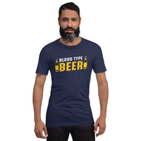 Load image into Gallery viewer, Blood type beer, Unisex t-shirt
