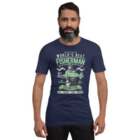 Load image into Gallery viewer, World&#39;s best fisherman, Unisex t-shirt

