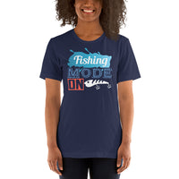 Load image into Gallery viewer, Fishing mode on, Unisex t-shirt
