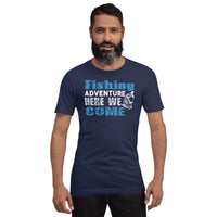Load image into Gallery viewer, Fishing adventure, here we come, Unisex t-shirt
