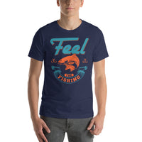 Load image into Gallery viewer, Feel the fishing, Unisex t-shirt
