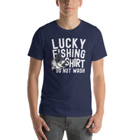 Load image into Gallery viewer, Lucky fishing shirt, do not wash, Unisex t-shirt
