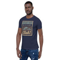 Load image into Gallery viewer, The best view comes after the hardest clime, Unisex t-shirt
