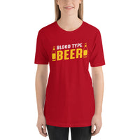 Load image into Gallery viewer, Blood type beer, Unisex T-shirt
