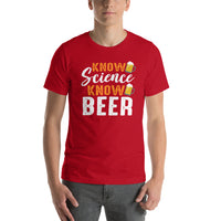 Load image into Gallery viewer, Know science, know beer, Unisex t-shirt
